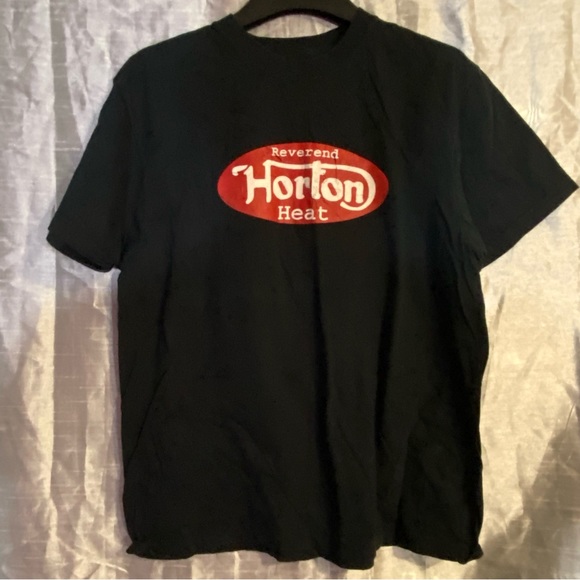 Rev Horton Heat tee shirt, size 2X, see measurements seems small for 2X worn - Picture 2 of 5